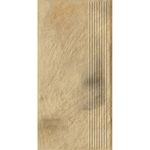 Paradyz Eremite Sand - Ступень простая структурная с насечками 300x600