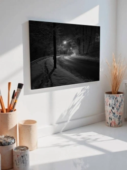 Картина на стену 40 X 50 Зимняя дорога