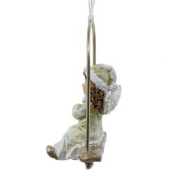 GAEM Изделие декоративное подвесное "Девочка на качелях", L5 W3,5 H8 см, 2в.