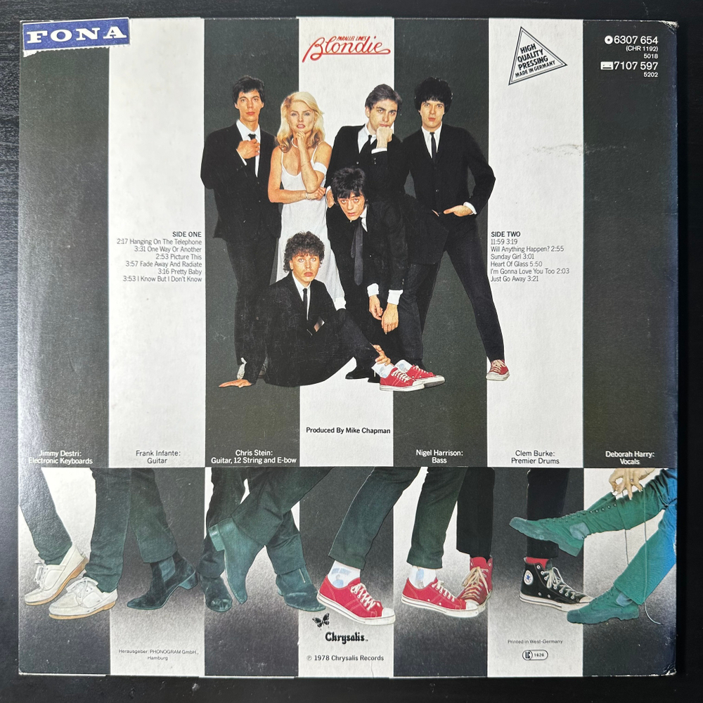 Blondie ‎– Parallel Lines (Германия)