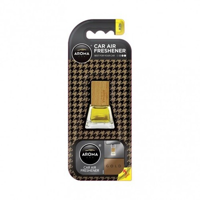 AROMA CAR Ароматизатор воздуха Aroma Car PRESTIGE WOOD Gold подвесной