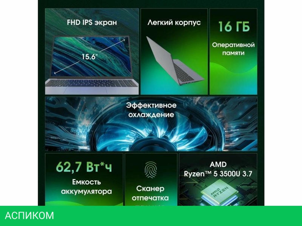 Ноутбук Digma Pro Cursus DN15R5-ADXW10