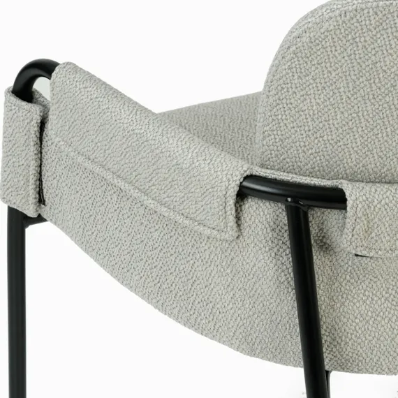 Лаунж-кресло Lok, светло-серое