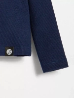 Лонгслив детский кофта в рубчик хлопок