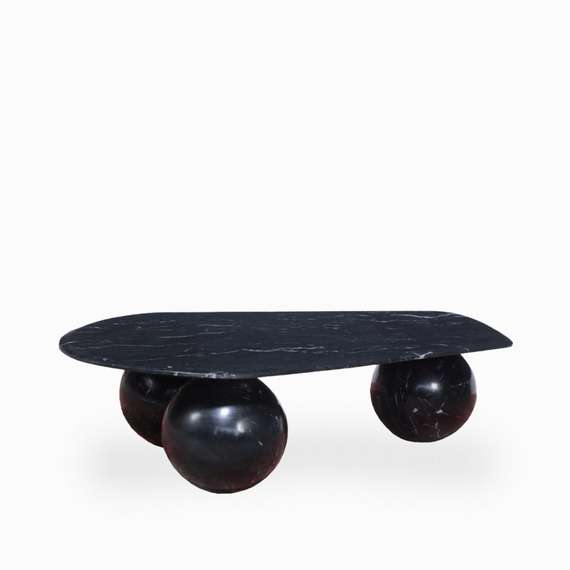 Кофейный стол Peregrine 120х60 см, черный индийский мрамор