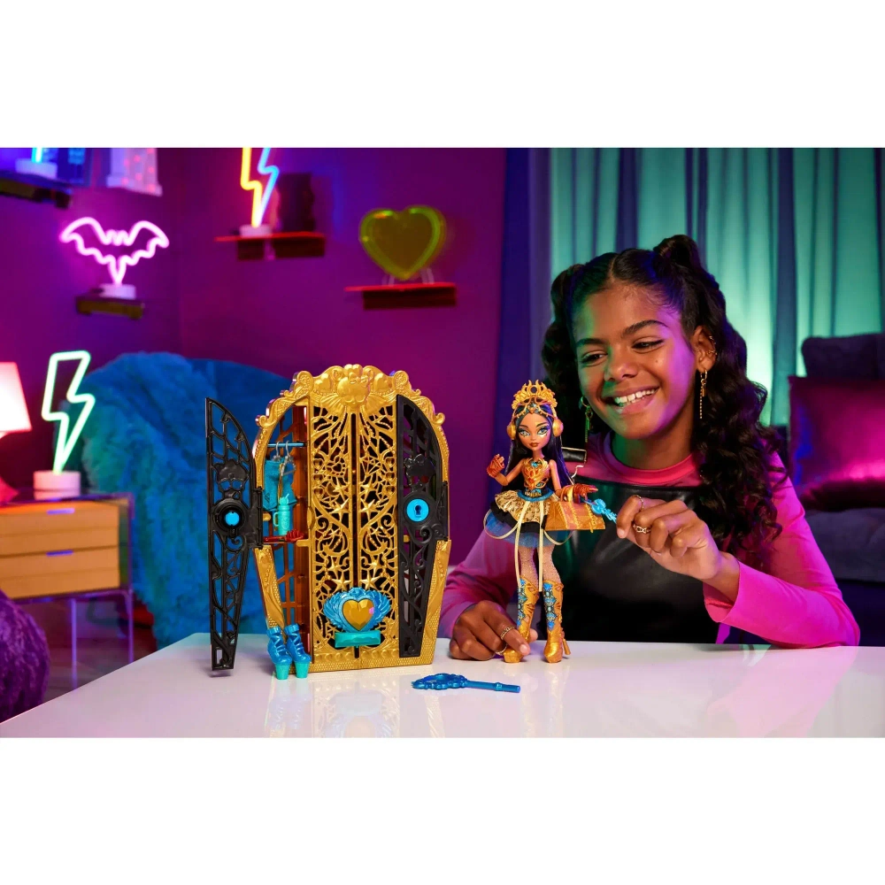 Кукла Monster High Cleo De Nile в наборе Skulltimate Secrets Monster Mysteries