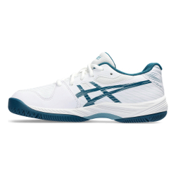 Детские теннисные кроссовки ASICS Gel-Game 9 GS All Court Shoe Kids - White, Petrol