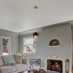 Светильник подвесной (подвес) Rivoli Hulda 9068-201 1 х E27 60 Вт модерн | Модерн