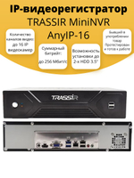 IP-видеорегистратор TRASSIR MiniNVR AnyIP-16
