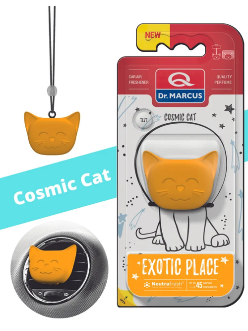 ОСВЕЖИТЕЛЬ С ПОДВЕСКОЙ "DR.MARCUS" COSMIC CAT EXOTIC PLASE
