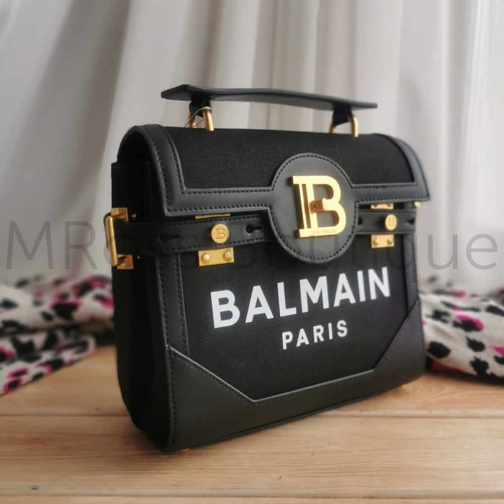 Черная текстильная сумка B-Buzz 23 Balmain