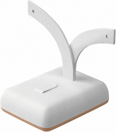 Подставка для гарнитура/ушки/2 отверстия/язычок/основание/Н-60 мм.