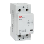 Контактор модульный EKF km-av-2-63-20-230V