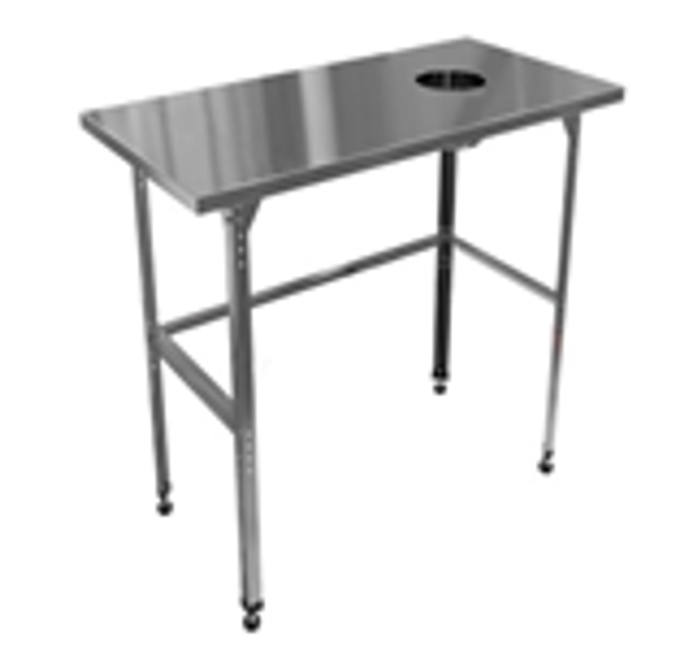 Стол для сбора отходов "Профи" СППо, 1000х800х850 мм, с бортом