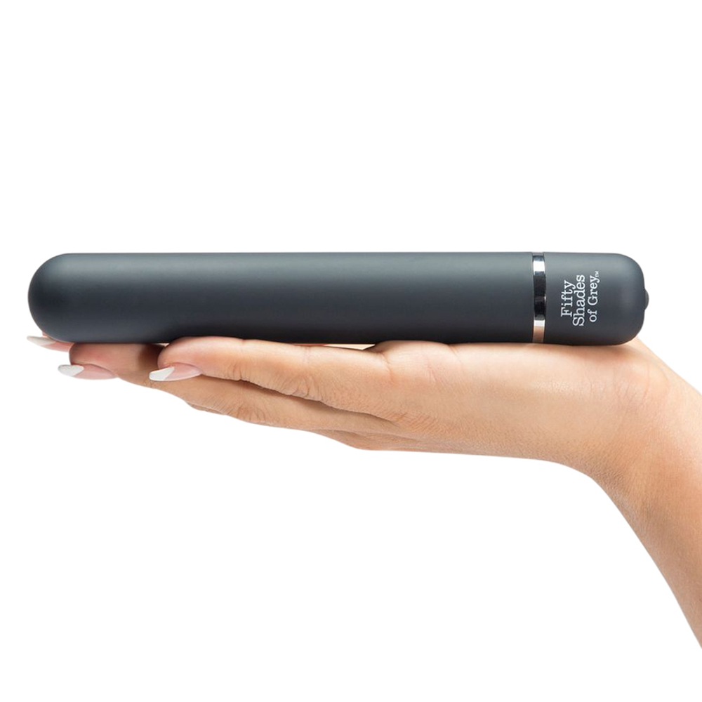 Черный вибратор 18,4см Fifty Shades of Grey Charlie Tango Classic Vibrator