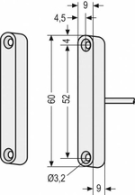 Магнитные контакты (герконы) 10360