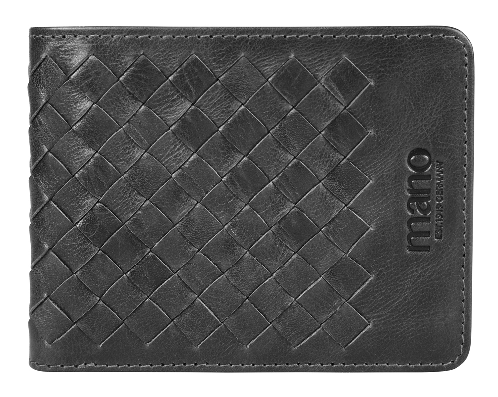 Бумажник чёрного цвета из натуральной кожи "Don Luca" MANO 1919 M191945201