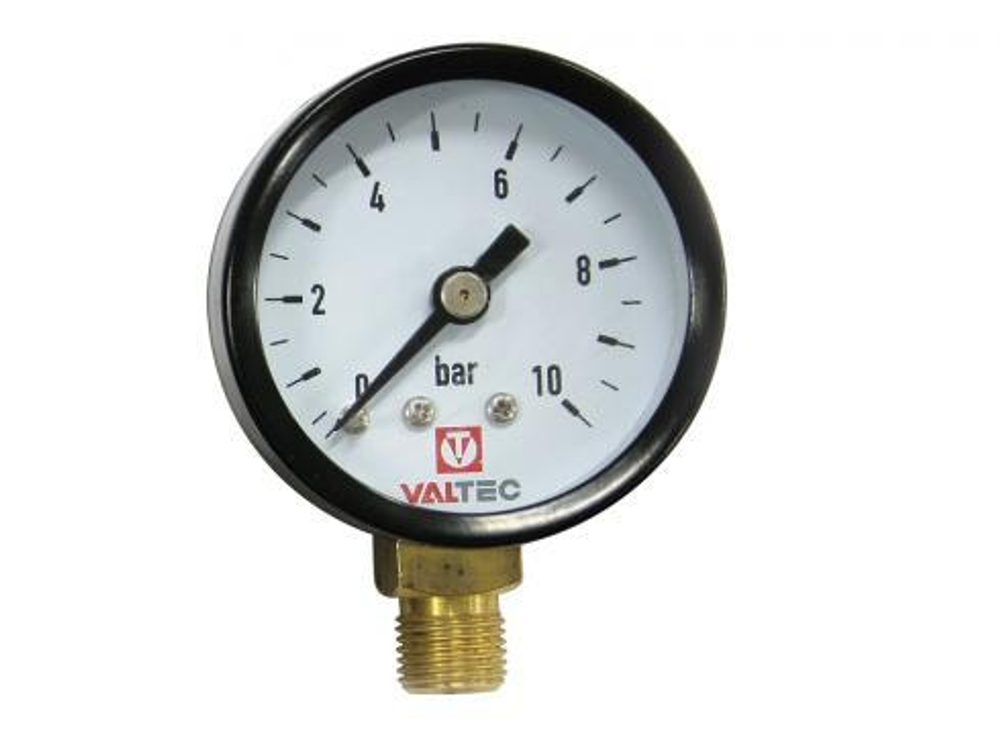 Манометр 1/8 Valtec 40 мм. 0-10 бар