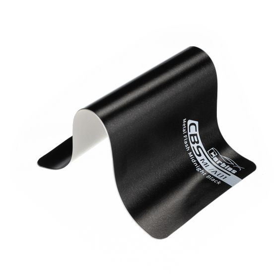 Пленка черный сатин Metal Flash Midnight Black Carbins 12 погонных метров