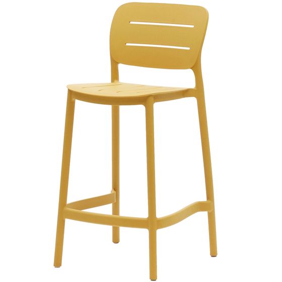 Полубарный стул Morella 65 см желтый