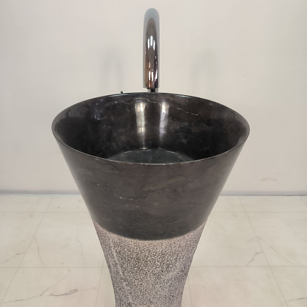 Раковина напольная из мрамора Pedestal MN-391 40*40*90