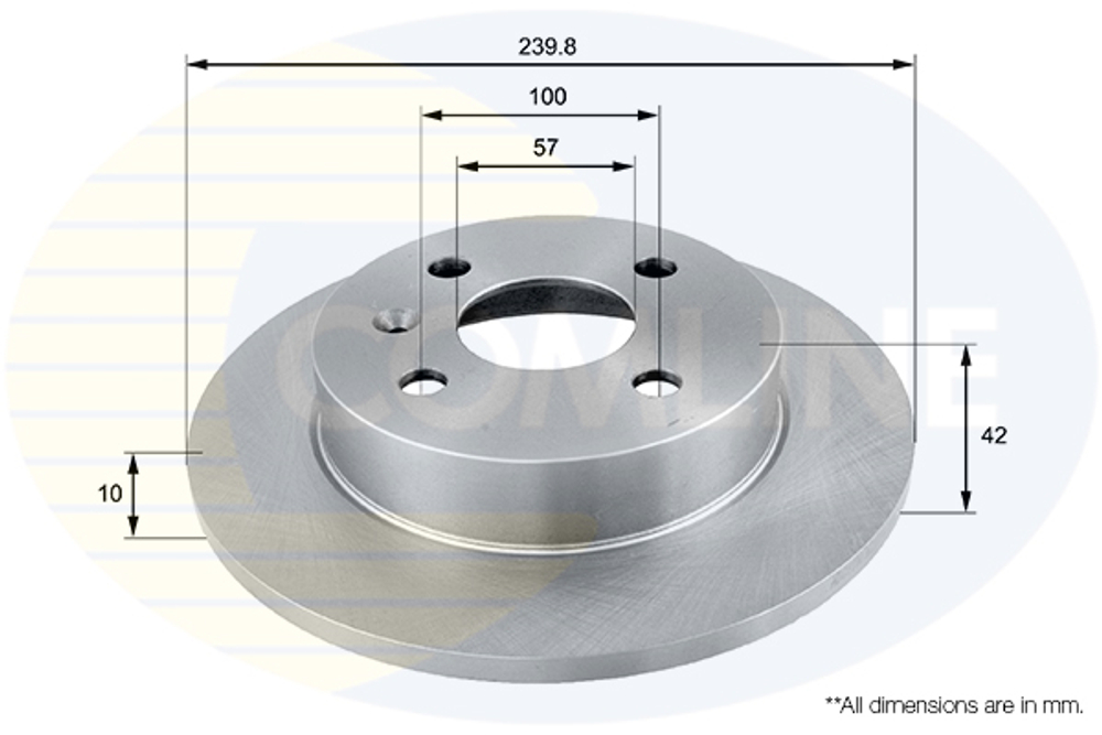COMLINE - ADC1106-CML - Brake Disc