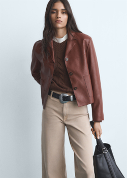 Джинсы-кюлоты Catherin с высокой талией