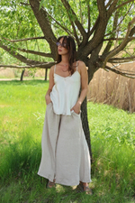 топ с атласным блеском