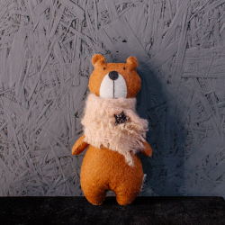 Мягкая игрушка ручной работы Мишка