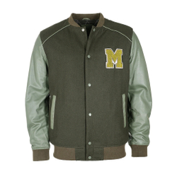 Куртка кожаная мужская MUSTANG men's college blouson