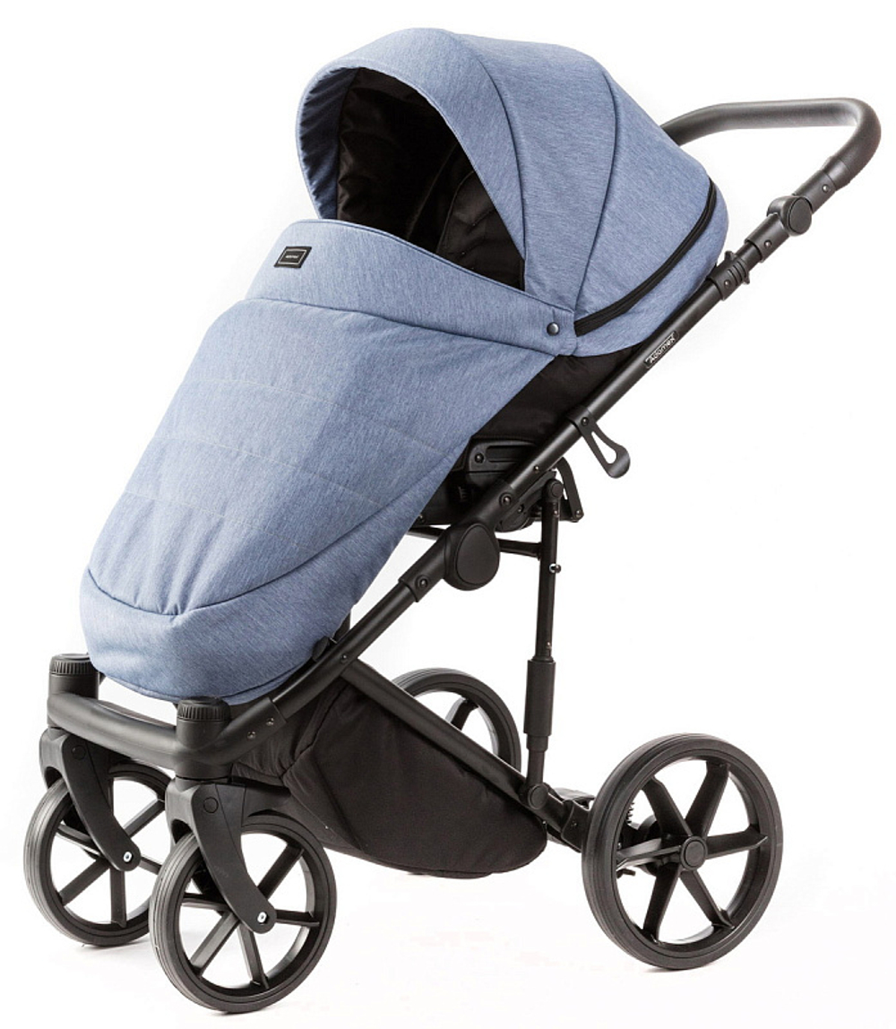 Детская коляска Adamex Locco Light 2 в 1 LL-TK02 TIP (СВЕТЛЫЙ ДЖИНС)