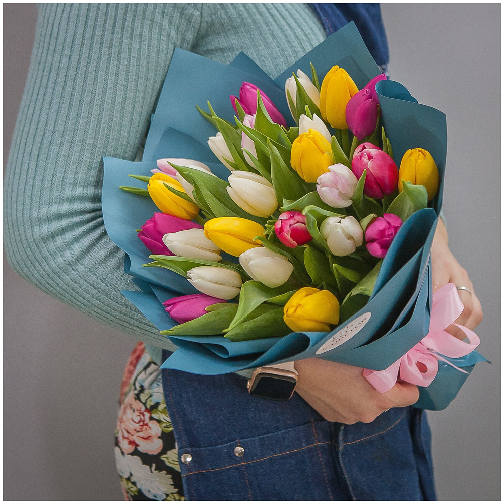Букет из тюльпанов