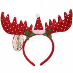 Ободок карнавальный «С Новым годом, Оленёнок» 14*30 см, микс