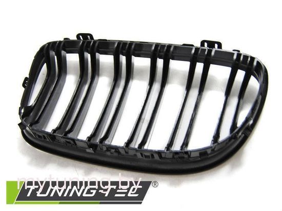 Решетка (ноздри) радиатора GLOSSY BLACK DOUBLE BAR M-LOOK для BMW 3 E90 E91 рест
