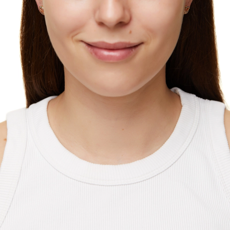 Серьги-пусеты Мульти Губы