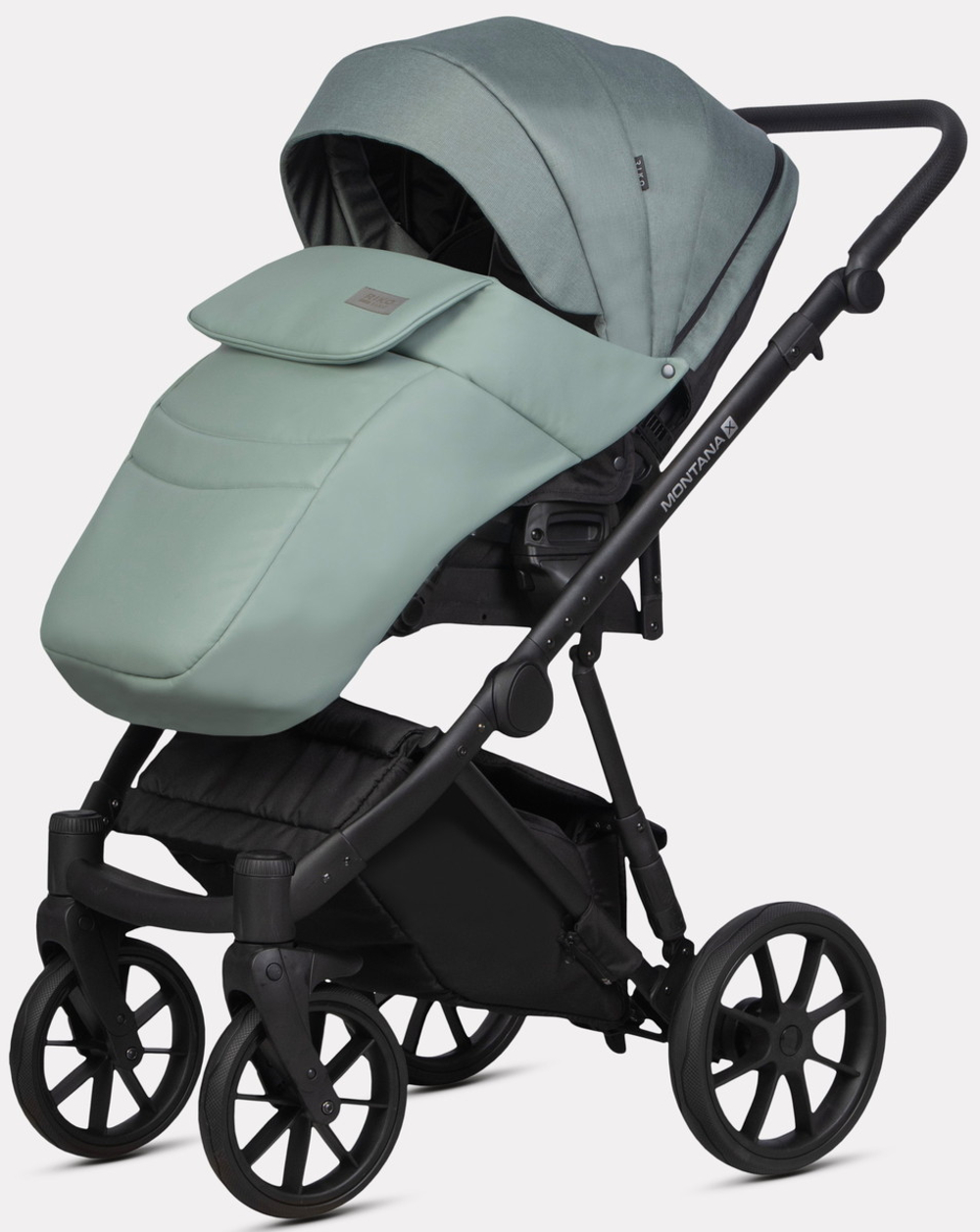 Детская коляска Riko Basic Montana Plus X 2 в 1 41 Green (зеленый)