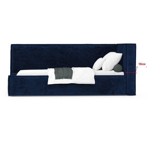 Кровать Bever ПРАВАЯ 90 с  подъемным механизмом Nebby 666