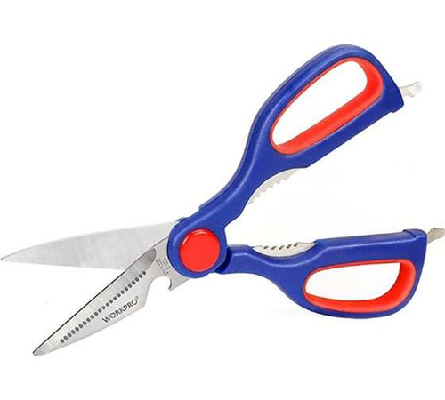 Кухонные многофункциональные ножницы WORKPRO 215 мм WP214005
