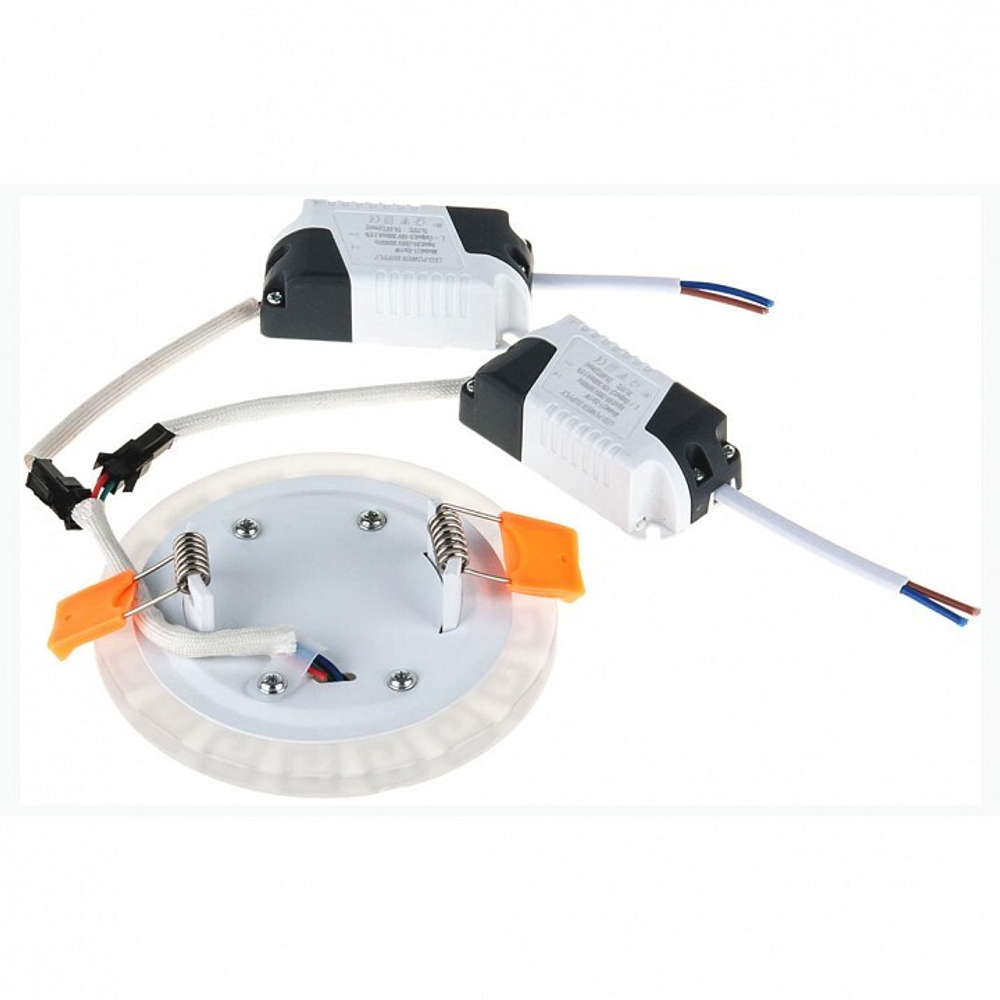 Встраиваемый светильник Elektrostandard DSS002 3+3W 4200K белый