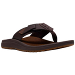 Clarks Rubber Sole Abrasion Resistant Flip Flops Men"s Brown