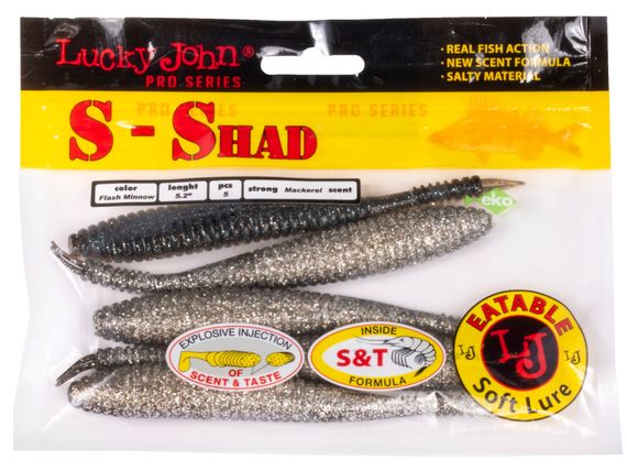 Черви съедобные LJ Pro Series S-SHAD 5.2in (13.20)/T09 5шт.