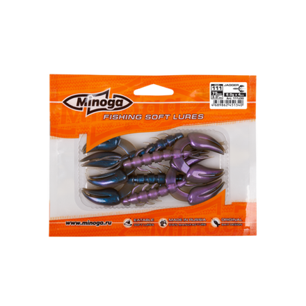 Силиконовая приманка JAGGER 3,0"(4шт) 75мм, цвет 111