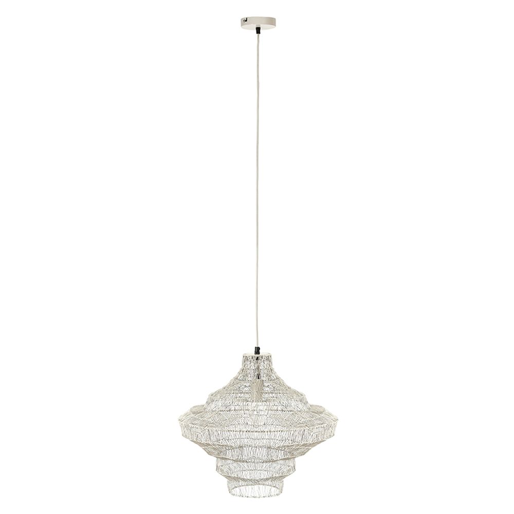 Светильник подвесной Vinger, Ø45х50 см, бежевый