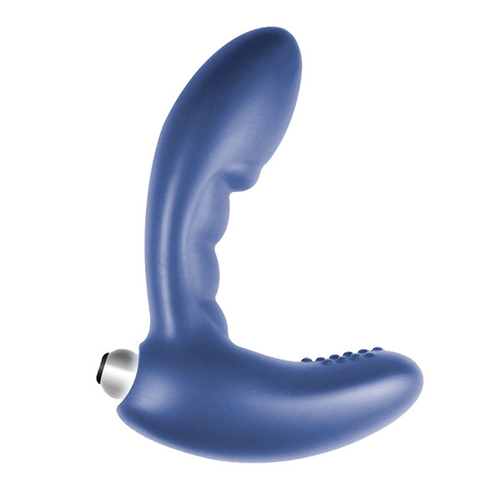 Синий стимулятор простаты 12см с вибрацией Lola Games Wonder Touch Blue 4220-03Lola