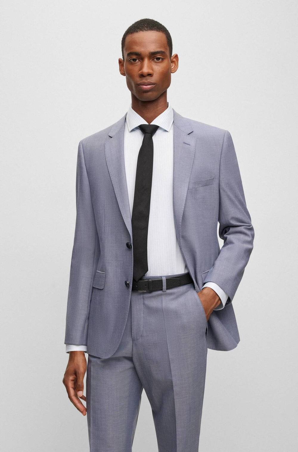 Кожаный ремень Carmello BOSS BLACK - черный(50504250)