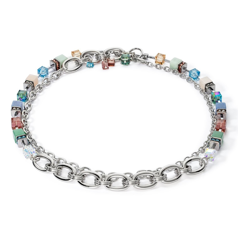Колье-трансформер 4-in-1 Coeur de Lion Multicolor Gemstone 4520/10-1561