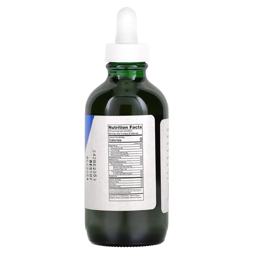 SweetLeaf Stevia, Sweet Drops, ванильный крем, 120 мл (4 жидк. Унции)