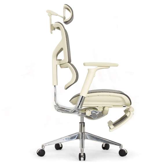 Кресло EXPERT 2 SAIL RSAM 01-G (сидение MAX с подножкой, подлокотн 6D(360), сетка сер/каркас светл)