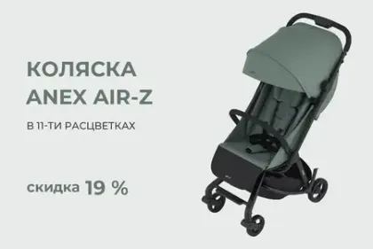 Скидка 19% на коляски Anex AIR-Z