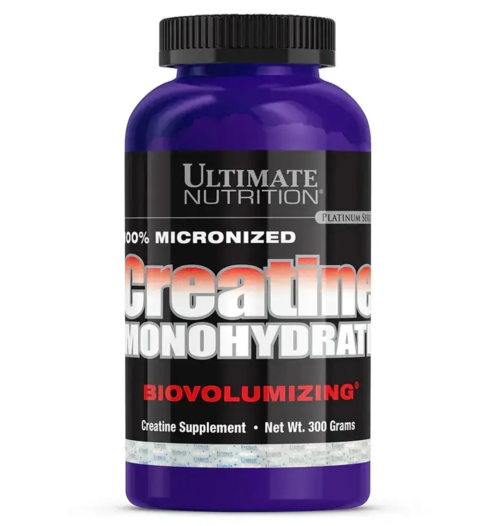 Ultimate Nutrition Creatine Monohydrate 300 gr , Креатин в порошке без вкуса